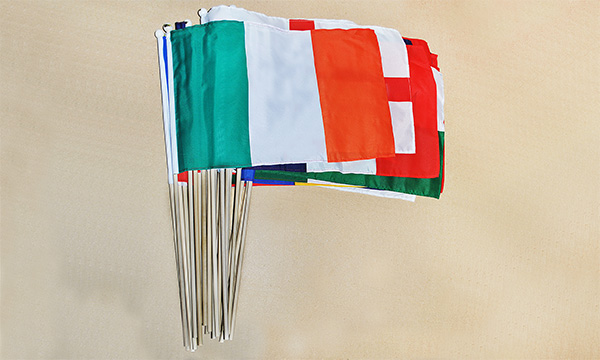 Italy Hand Flags